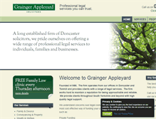 Tablet Screenshot of graingerappleyard.com